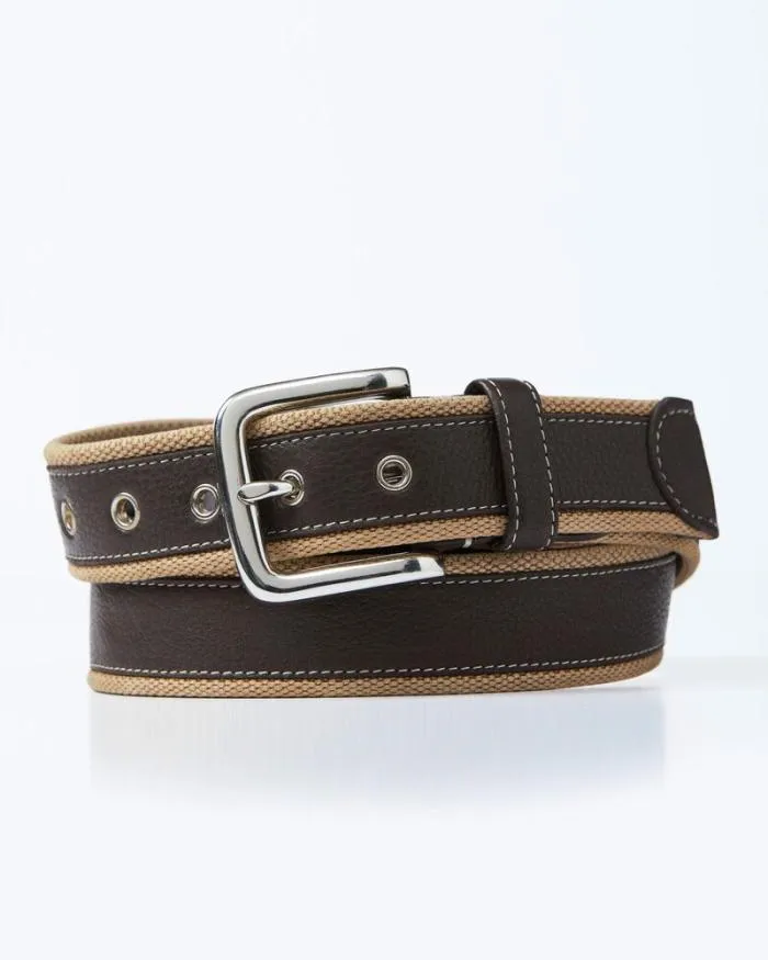 Cotton Traders Belts Leather Mix Belt 8211 Men