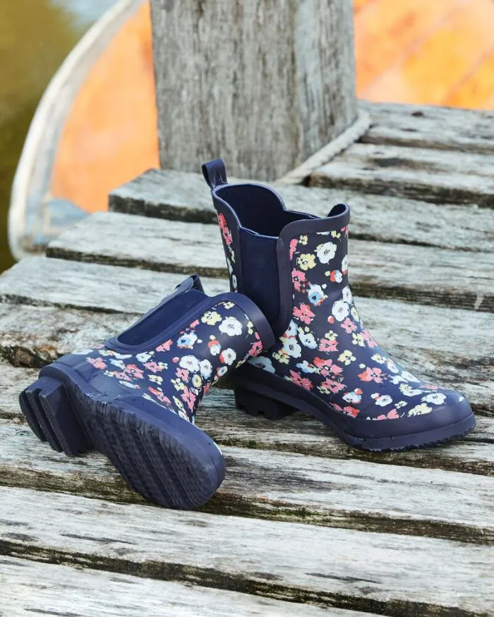 Cotton Traders Boots Printed Ankle Wellington Boots 8211 Women