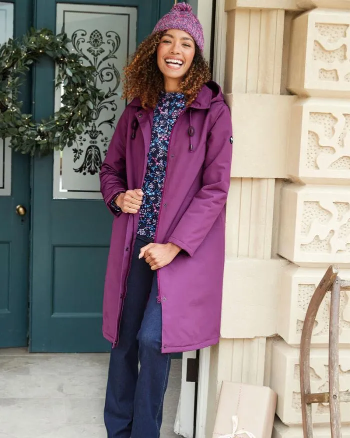 Cotton Traders Coats and Jackets Longline AllWeather FleeceLined Waterproof Coat 8211 Women Cotton Traders Coats and Jackets Longline AllWeather FleeceLined Waterproof Coat 8211 Women
