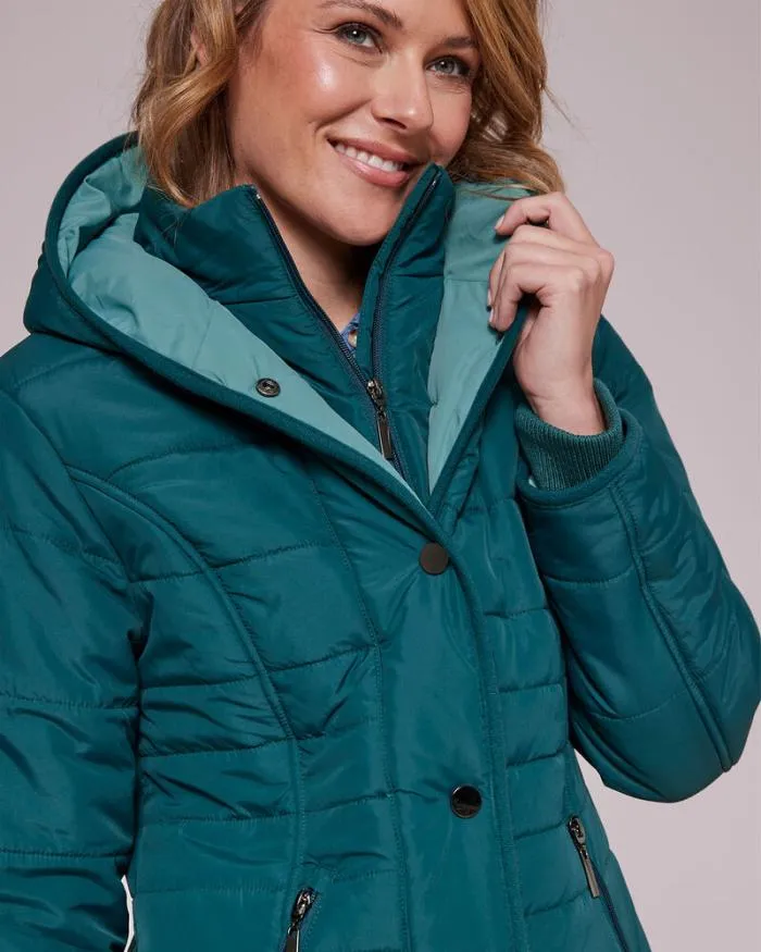 Cotton Traders Coats and Jackets Padded Hooded Jacket 8211 Women
