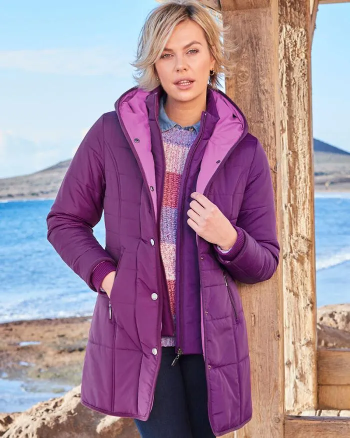 Cotton Traders Coats and Jackets Padded Hooded Jacket 8211 Women