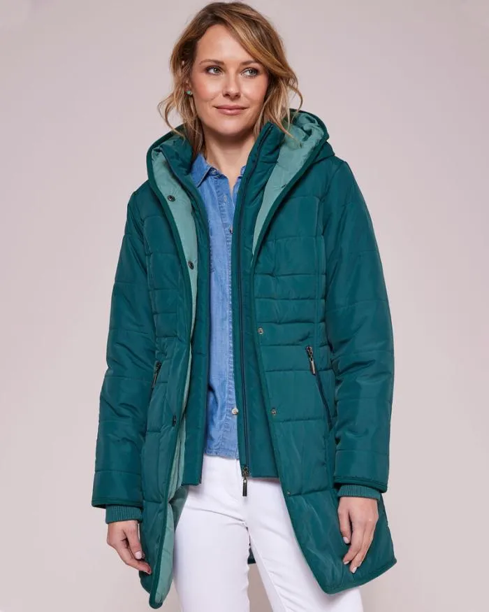 Cotton Traders Coats and Jackets Padded Hooded Jacket 8211 Women
