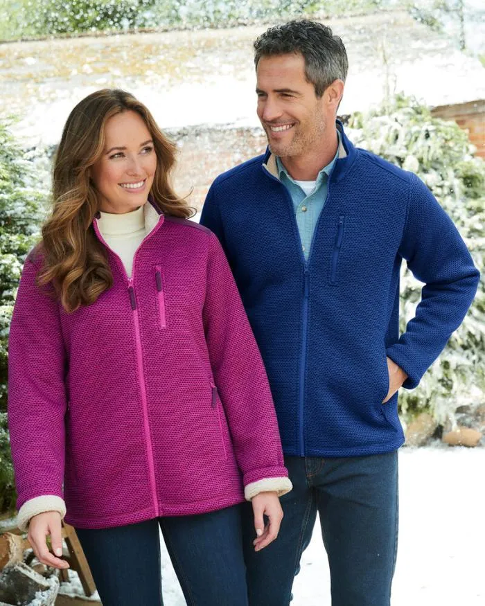 Cotton Traders Coats and Jackets Ultimate Bonded Fleece Jacket 8211 WomenMenUnisex