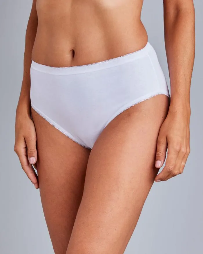 Cotton Traders Knickers 5 Pack High Leg Briefs 8211 Women