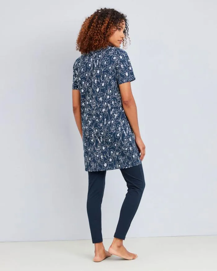 Cotton Traders Loungewear Tunic And Leggings PJ Set 8211 Women