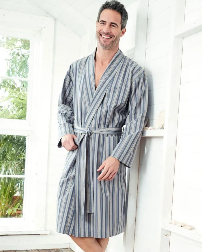 Cotton Traders Loungewear Woven Dressing Gown 8211 Men