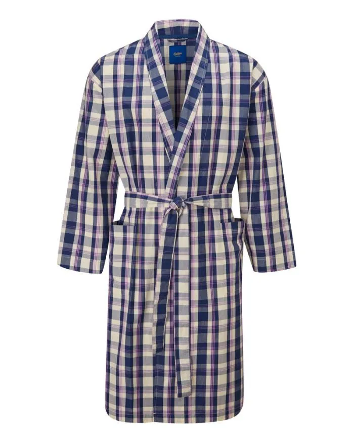 Cotton Traders Loungewear Woven Dressing Gown 8211 Men