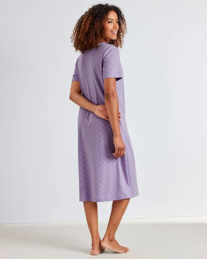 Cotton Traders Nightwear 2 Pack Short Sleeve Nighties 8211 Women