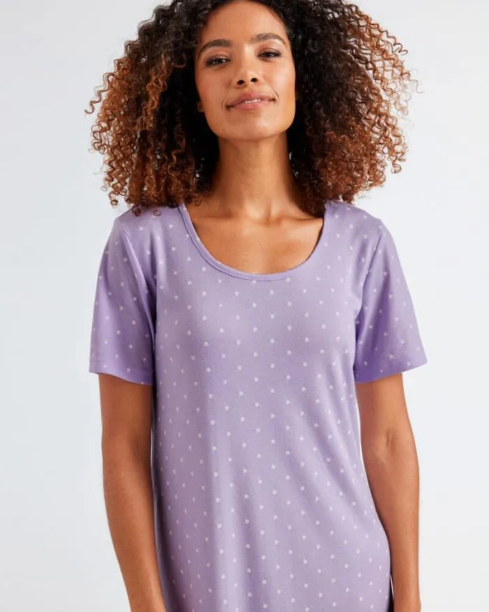Cotton Traders Nightwear 2 Pack Short Sleeve Nighties 8211 Women