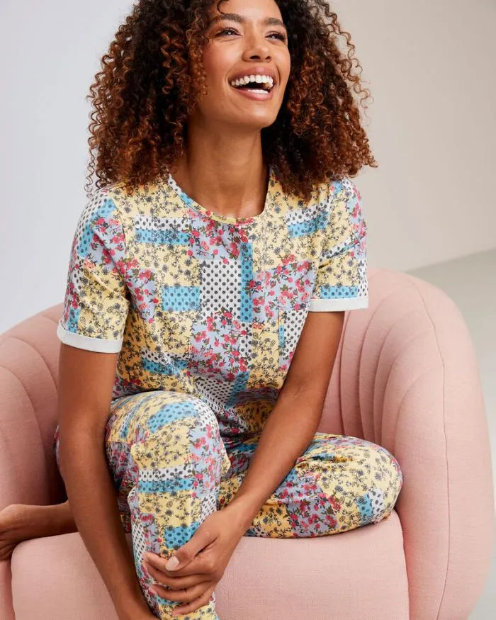 Cotton Traders Nightwear Jersey PJ Set 8211 Women