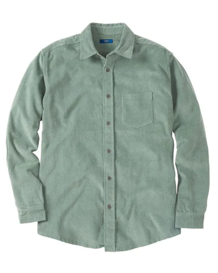 Cotton Traders Shirts and Blouses Long Sleeve Cord Shirt 8211 WomenMenUnisex