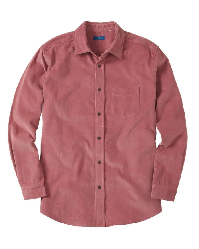 Cotton Traders Shirts and Blouses Long Sleeve Cord Shirt 8211 WomenMenUnisex