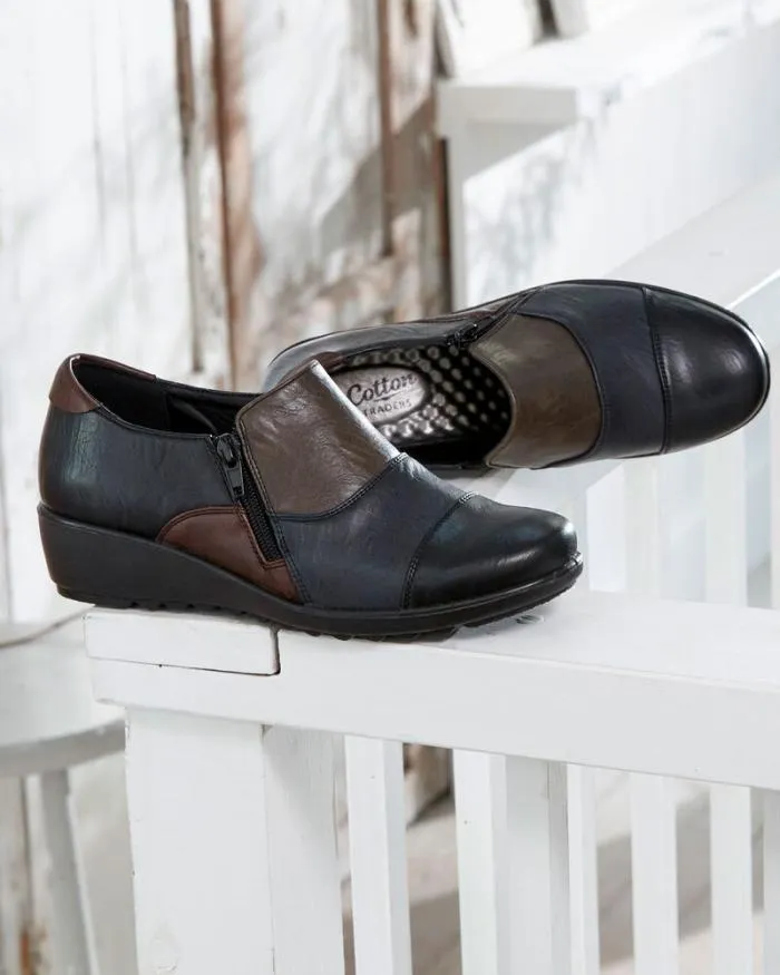 Cotton Traders Shoes Flexisole Patchwork Shoes 8211 Women