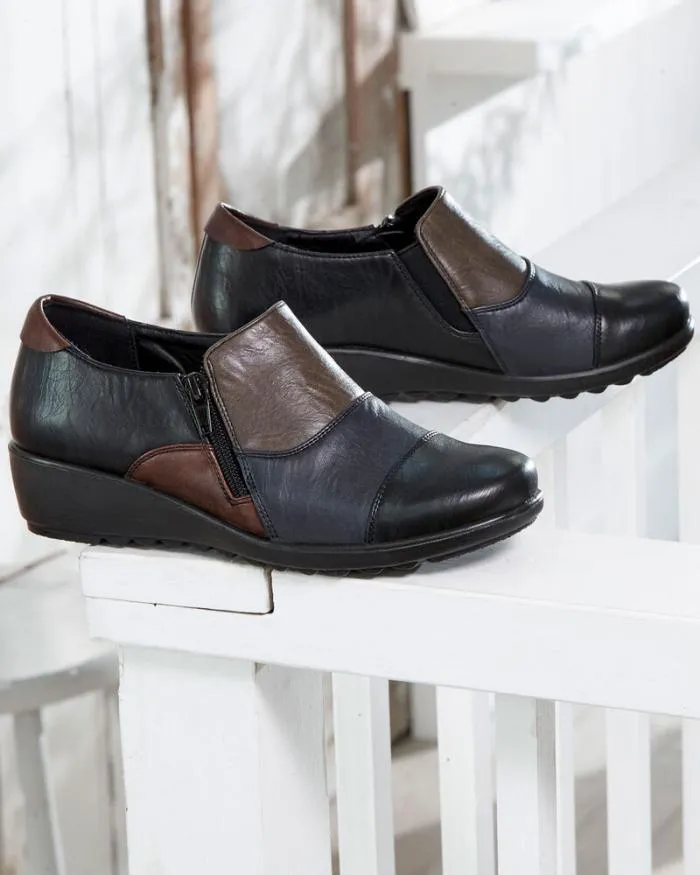 Cotton Traders Shoes Flexisole Patchwork Shoes 8211 Women