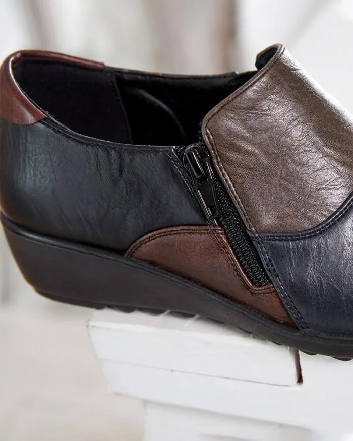Cotton Traders Shoes Flexisole Patchwork Shoes 8211 Women