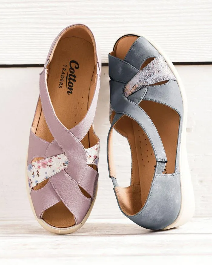 Cotton Traders Shoes Flexisole PeepToe Shoes 8211 Women