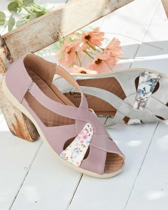 Cotton Traders Shoes Flexisole PeepToe Shoes 8211 Women