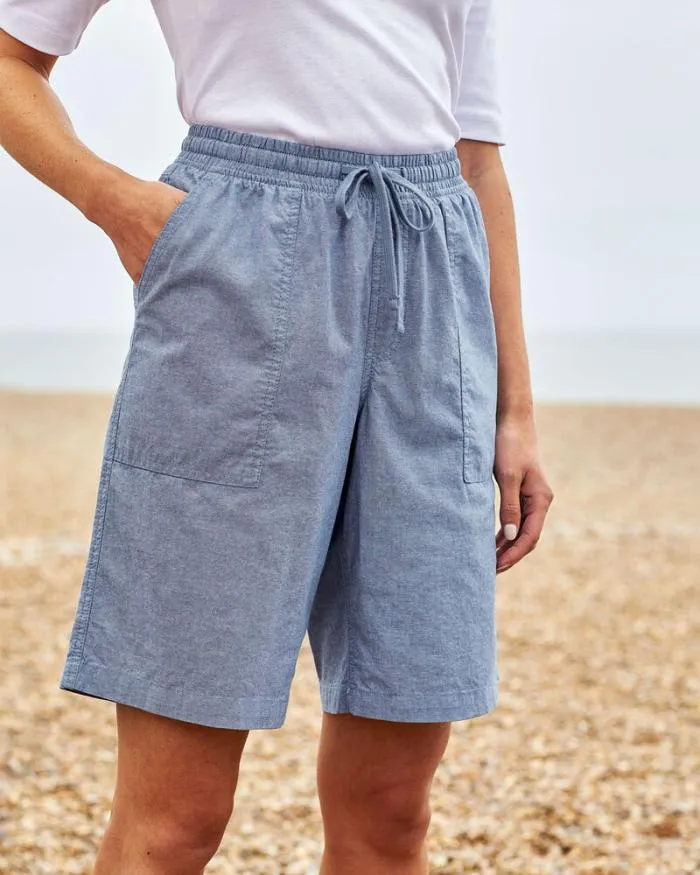 Cotton Traders Shorts Cotton PullOn Shorts 8211 WomenMenUnisex