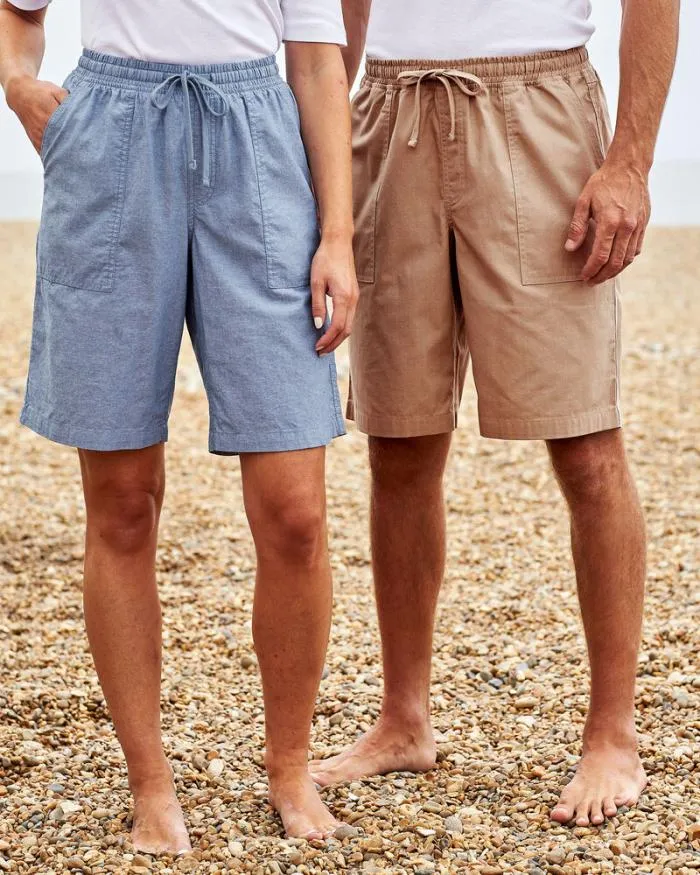 Cotton Traders Shorts Cotton PullOn Shorts 8211 WomenMenUnisex