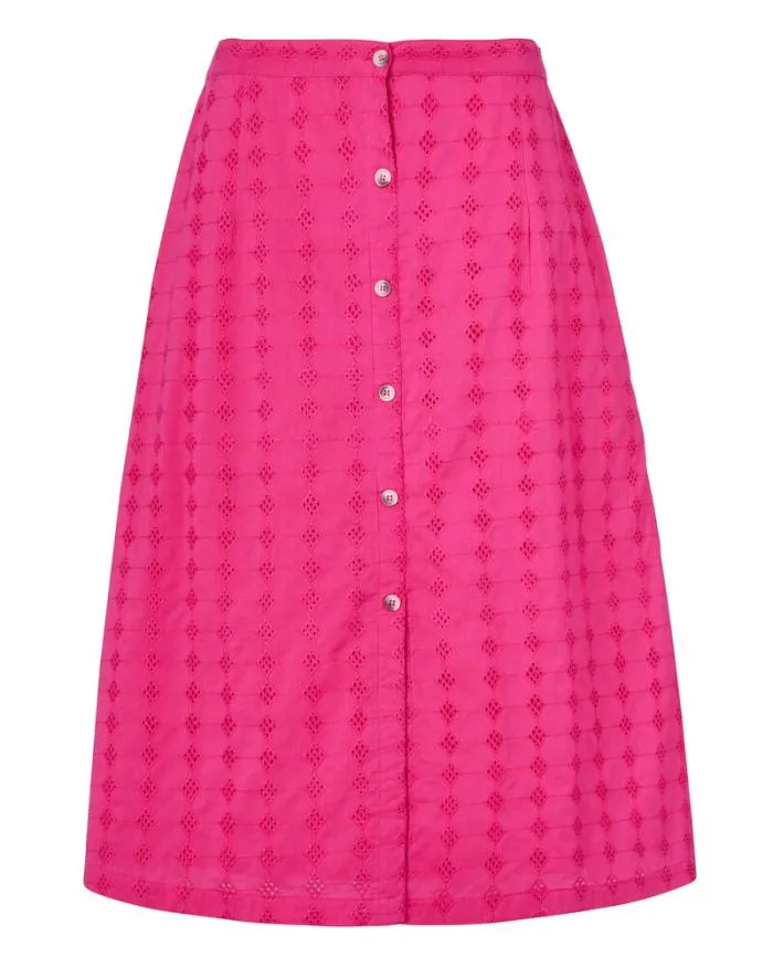 Cotton Traders Skirts Broderie Skirt 8211 Women