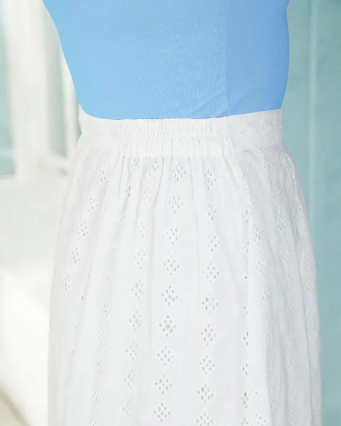 Cotton Traders Skirts Broderie Skirt 8211 Women
