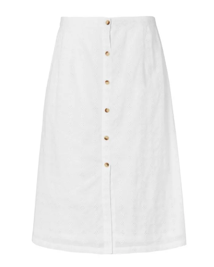 Cotton Traders Skirts Broderie Skirt 8211 Women