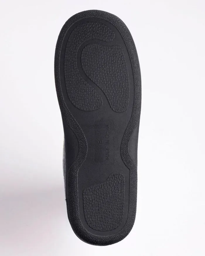 Cotton Traders Slippers Check Collar Moccasin Slippers 8211 Men