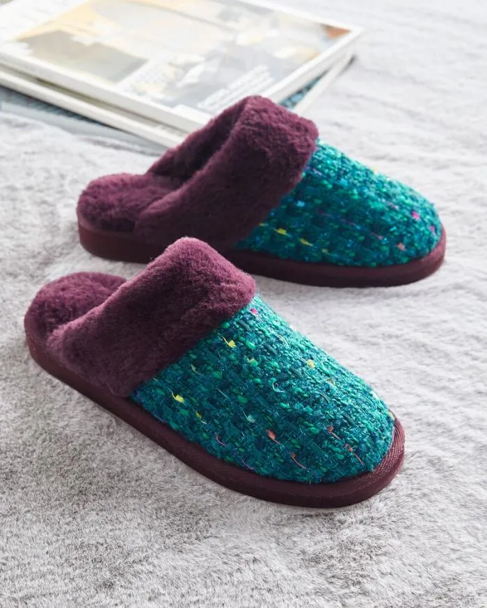 Cotton Traders Slippers Knitted Mule Slippers 8211 Women