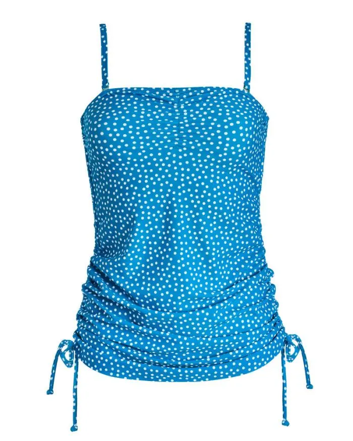 Cotton Traders Swimwear Long Tankini Printed Top 8211 Women