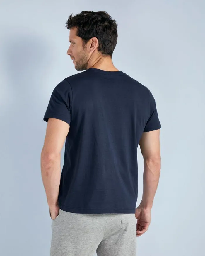 Cotton Traders Tops and TShirts 3 Pack Short Sleeve Vests 8211 Men