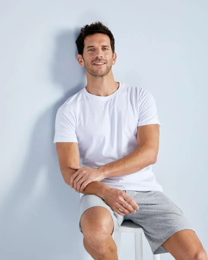 Cotton Traders Tops and TShirts 3 Pack Short Sleeve Vests 8211 Men