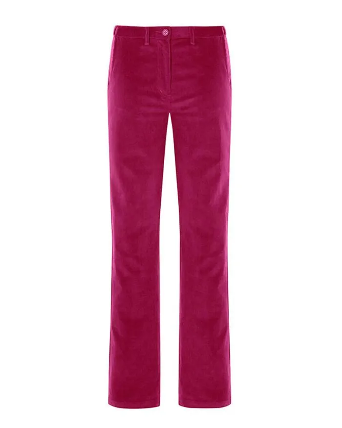 Cotton Traders Trousers Adjustable Waist StraightLeg Cord Trousers 8211 Women