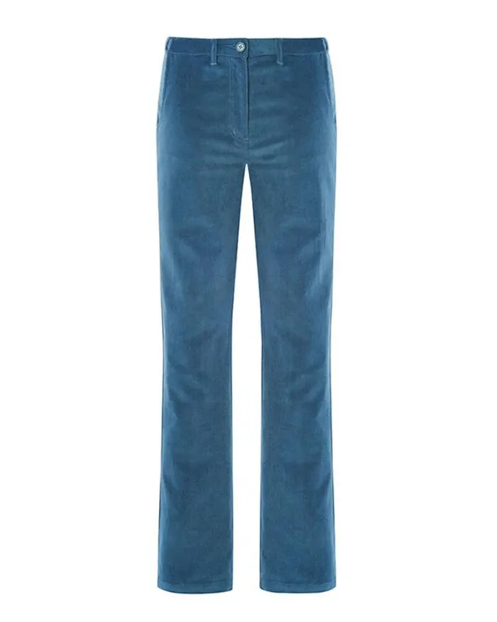 Cotton Traders Trousers Adjustable Waist StraightLeg Cord Trousers 8211 Women