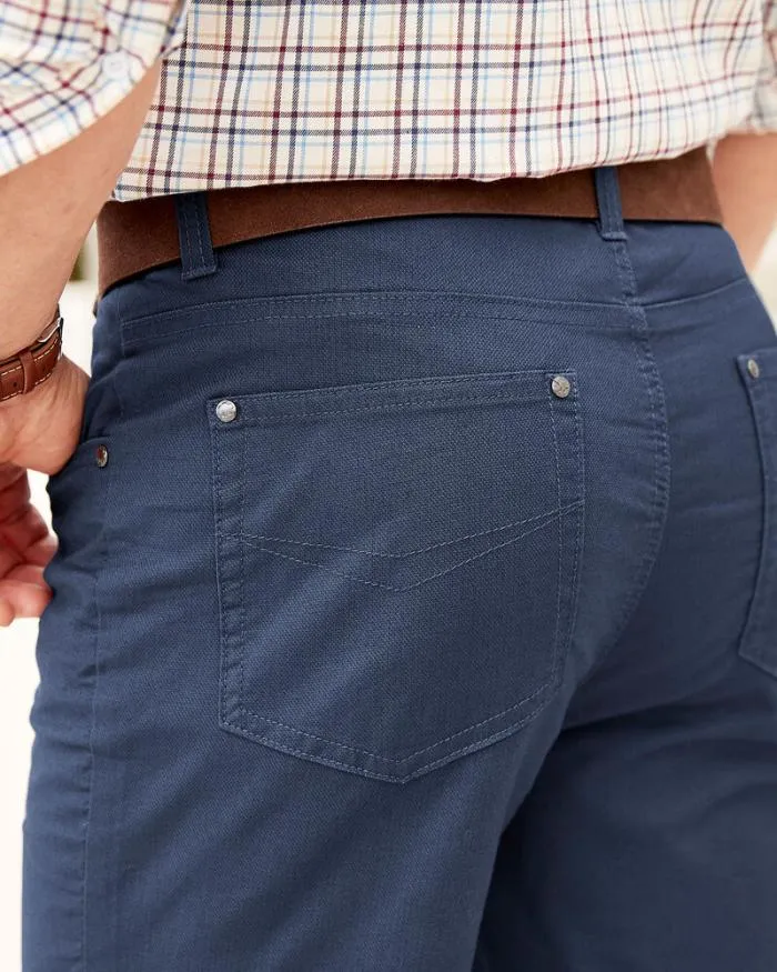Cotton Traders Trousers Brushed Textured Jeans 8211 Men