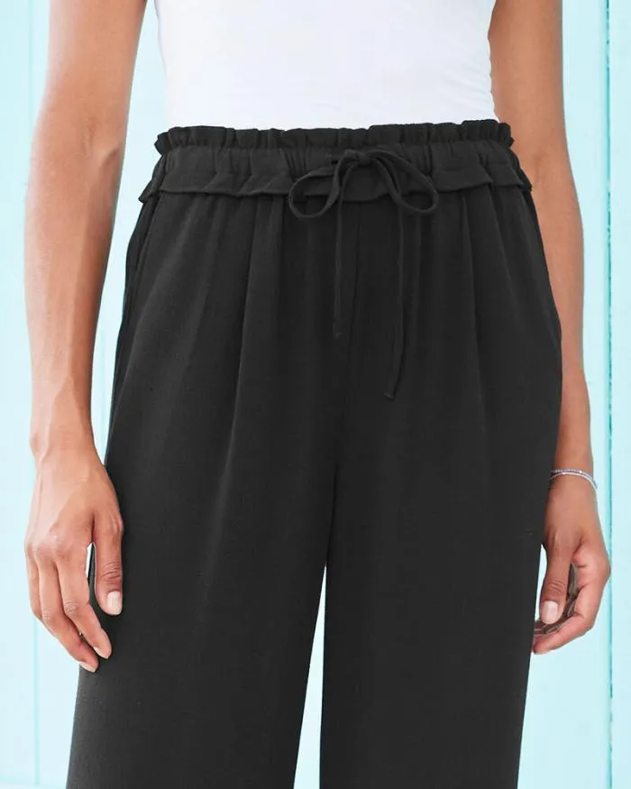 Cotton Traders Trousers Helena WideLeg PullOn Trousers 8211 Women