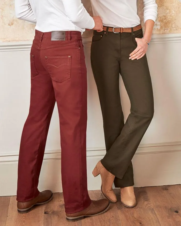 Cotton Traders Trousers S Coloured Stretch Jeans 8211 WomenUnisex