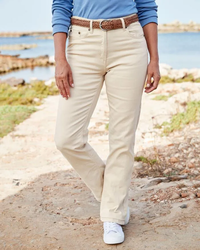 Cotton Traders Trousers S Coloured Stretch Jeans 8211 WomenUnisex