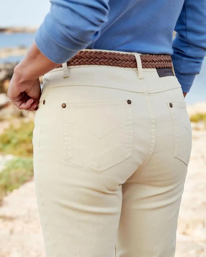 Cotton Traders Trousers S Coloured Stretch Jeans 8211 WomenUnisex