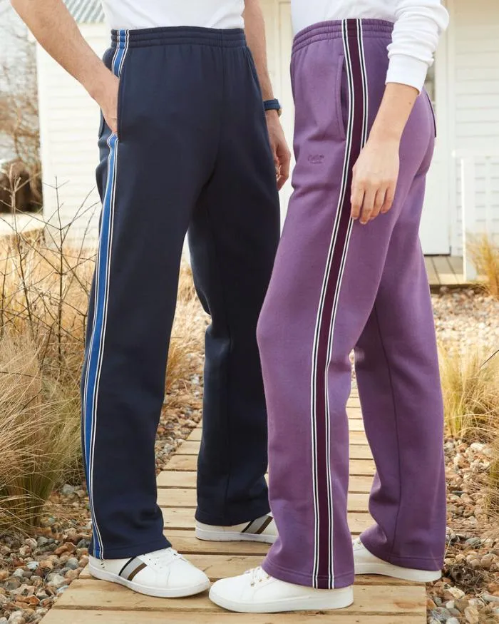 Cotton Traders Trousers Side Panel Jog Pants 8211 WomenMenUnisex