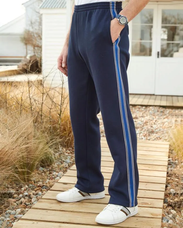 Cotton Traders Trousers Side Panel Jog Pants 8211 WomenMenUnisex