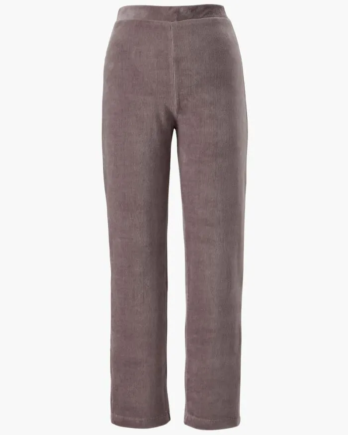 Cotton Traders Trousers SlimLeg PullOn Stretch Jersey Cord Trousers 8211 Women