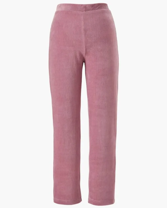Cotton Traders Trousers SlimLeg PullOn Stretch Jersey Cord Trousers 8211 Women