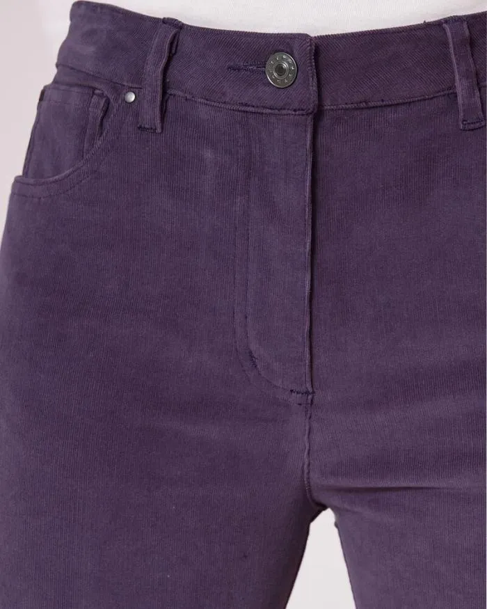 Cotton Traders Trousers Stretch Cord StraightLeg Jeans 8211 Women