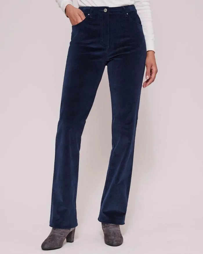 Cotton Traders Trousers Stretch Cord StraightLeg Jeans 8211 Women