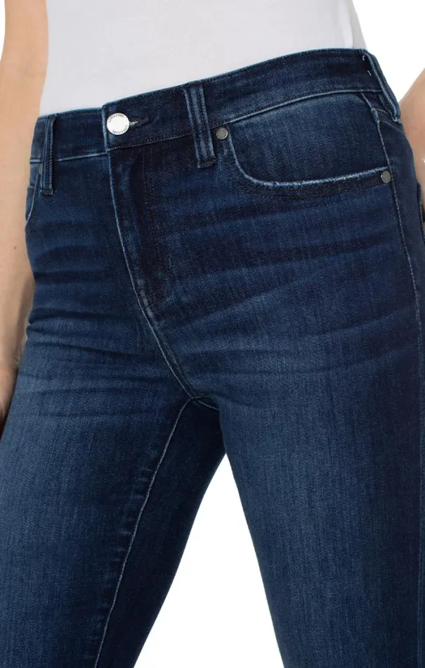 CROPS Women Liverpool Los Angeles HANNAH CROP FLARE WITH FRAY HEM Upland