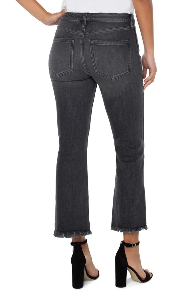 CROPS Women Liverpool Los Angeles HANNAH CROP FLARE WITH FRONT SIDE SLIT Morel