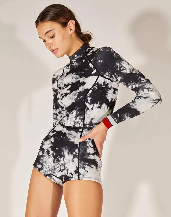 Cynthia Rowley Batik Wetsuit Women Surf and Swim Cynthia Rowley Batik Wetsuit Women Surf and Swim
