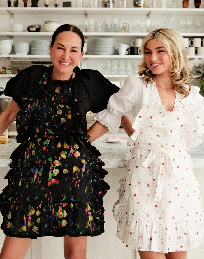 Cynthia Rowley CR X Kit Ruffle Apron Women Home Cynthia Rowley CR X Kit Ruffle Apron Women Home