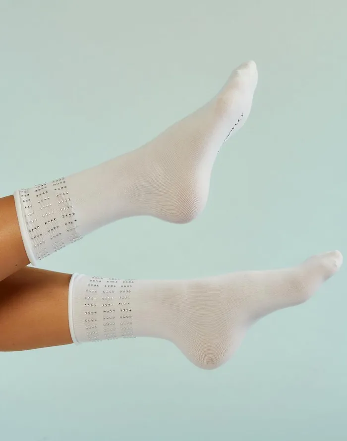 Cynthia Rowley Crystal Sport Socks Women Sport