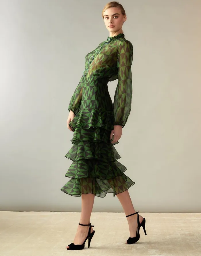 Cynthia Rowley Evergreen Silk Organza Skirt Women Bottoms Cynthia Rowley Evergreen Silk Organza Skirt Women Bottoms